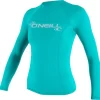 O'Neill Basic Skins T-shirt Lycra Manches Longues Femme 2 O'Neill Basic Skins T-shirt Lycra Manches Longues Femme -Surf Soldes Boutique o neill basic skins l s womens rash guard re